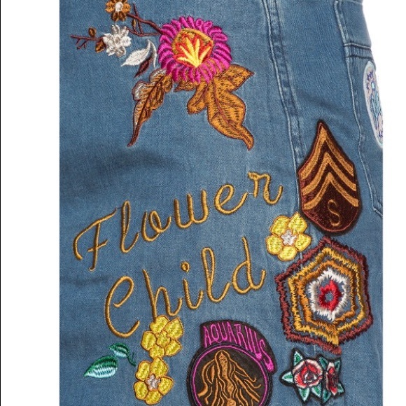 ❌SOLD❌ Spell & The Gypsy Denim Skirt - Picture 3 of 6